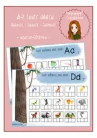 Vorschau - Fördermaterial/Inklusion - A-Z Laute hören (Winteredition) - Deckblatt