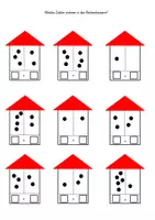 Vorschau - Arbeitsblätter - Rechenhäuser 1 - 10 Arbeitsblätter - Seite 3