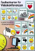 Vorschau - Bildkarten - Feedbackkarten für den Videounterricht / Videocalls - Deckblatt