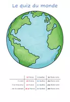 Vorschau - Arbeitsblätter - AB Le quiz du monde - Deckblatt
