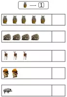 Vorschau - Arbeitsblätter - Klettmappe: Tiere im Wald - Zählen im ZR5 - Seite 2