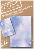 Vorschau - selbst erstellte Cliparts/Grafiken - Freebie Rahmen mit Hintergrund "Farbennebel" - Deckblatt
