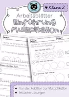 Vorschau - Unterrichtsreihen - Arbeitsblätter | Einführung Multiplikation | 2. Klasse - Deckblatt