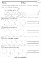 Vorschau - Unterrichtsreihen - Arbeitsblätter | Einführung Multiplikation | 2. Klasse - Seite 1