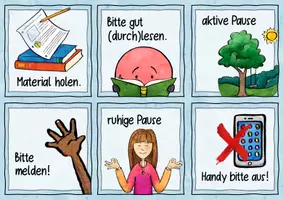 Vorschau - Interaktives Material - Symbol und Bildkarten - Videokonferenzen / Distanzlernen - Seite 2