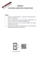 Vorschau - Arbeitsblätter - Arbeitsblatt - Badminton - Unterschiede zwischen Clear, Drop und Smash - Deckblatt