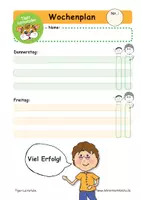 Vorschau - Lehrpläne/Lehrermaterial - Wochenplan - Tigerklasse - individualisierbar - Seite 2