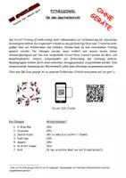 Vorschau - Arbeitsblätter - Fitnesszirkel für den Sportunterricht, inkl. Bewertungsvorschlag - Deckblatt