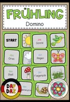 Vorschau - Spiele - FRÜHLING - Domino (DAF/DAZ) - Deckblatt