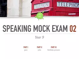 Vorschau - Präsentationen/Tafelbilder - Speaking Mock Exam (Klasse 9) - 02 - Seite 2
