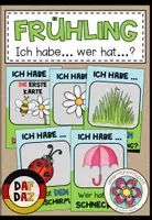Vorschau - Arbeitsblätter - Frühling DaF / DaZ / Deutsch Grundschule, Klasse 2, 3, 4, 5 – Wortschatz Frühling, Deutsch, Arbeitsblätter, Bildkarten, Wortkarten, Spiele, Lesen, Sprechen, Sprachförderung | Materialpaket - Seite 1