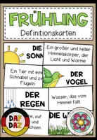Vorschau - Spiele - FRÜHLING - Definitionskarten (DAF/DAZ) - Deckblatt
