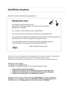 Vorschau - Arbeitsblätter - telc B2 Beschwerde über Musikschule + Musterlösung - Deckblatt