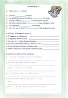Vorschau - Arbeitsblätter - Digital Worksheets Time Conjunctions - Seite 3