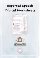 Vorschau - Arbeitsblätter - Digital Worksheets Reported Speech - Deckblatt