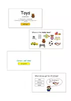 Vorschau - Interaktives Material - Interaktive PDF-Datei Englisch Übung Toys Homeschooling - Seite 1