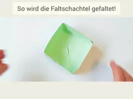 Vorschau - Bildkarten - So wird die Faltschachtel gefaltet! - Deckblatt