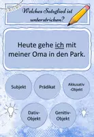 Vorschau - Interaktives Material - Satzglieder - Seite 2