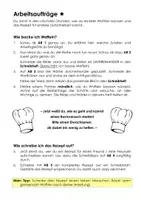 Vorschau - Unterrichtsreihen - Wir schreiben ein Rezept: Waffeln. Eine komplette Unterrichtseinheit zum Mitmachen, auch im Homeschooling! - Seite 1