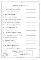 Vorschau - Arbeitsblätter - Which Tense is it? Worksheet Mixed Tenses - Seite 2