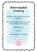 Vorschau - Arbeitsblätter - Materialpaket Kleidung - Seite 1