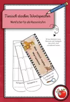 Vorschau - Arbeitsblätter - Mein tierisch starker Wortspeicher - Deckblatt