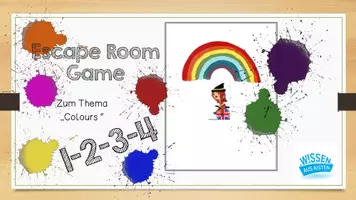 Vorschau - Stationenlernen - Escape Room zum Thema Colours im Englischunterricht - Seite 1