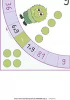 Vorschau - Stationenlernen - Einmaleins - Kind ärgere dich nicht (alle 10er Reihen) - Monster - Seite 3