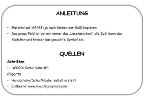 Vorschau - Arbeitsblätter - Graphomotorische Übungen - WINTER - erstes Suchsel - einkreisen - Seite 1