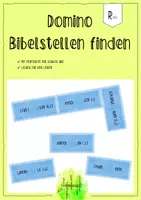 Vorschau - Arbeitsblätter - Domino Religion - Bibelstelle finden (Printdatei) - Deckblatt