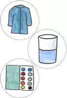 Vorschau - Präsentationen/Tafelbilder - Tafelmaterial - Gib mir Fünf - Wasserfarben - Seite 2