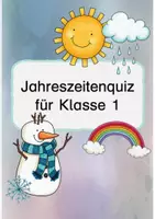 Vorschau - Interaktives Material - Interaktive PDF: Jahreszeiten zuordnen im Sachunterricht - Deckblatt