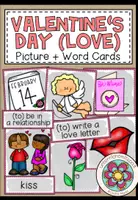 Vorschau - Bildkarten - VALENTINE'S DAY (LOVE) - Picture + Word Cards - Deckblatt