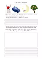 Vorschau - Stundenentwürfe - Bewegte, spielerische Unterrichtsidee zum Thema Zusammengesetzte Nomen, komplett mit allen Materialien. Auch für Homeschooling einsetzbar!! - Deckblatt