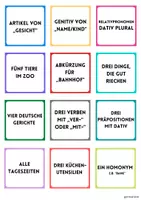 Vorschau - Aufgabenkarten - 40 Aufgabenkarten - DaZ & DaF - Seite 1