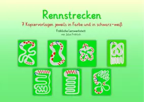 Vorschau - Spiele - Rennstrecken - Feinmotorikübung für auto-begeisterte Kinder - Seite 1