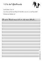 Vorschau - Arbeitsblätter - Lesebegleittext zum Buch 1:0 für die Fußballfreunde - Seite 3