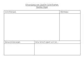 Vorschau - Stundenentwürfe - Graffiti Schriftarten AB + Powerpoint - Seite 2