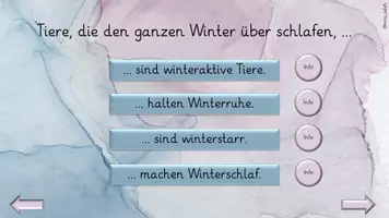 Vorschau - Interaktives Material - Tiere im Winter Interaktives Quiz - Seite 3