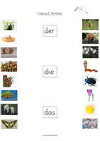 Vorschau - Arbeitsblätter - DaZ-Material zum Wortschatz: "Frühling" - Seite 3