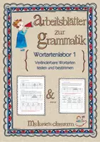 Vorschau - Arbeitsblätter - Wortartenlabor 1 - Veränderbare Wortarten bestimmen - Deckblatt