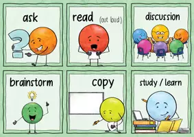 Vorschau - Aufgabenkarten - Instruction Cards for Video Calls / Distance Learning - Seite 3
