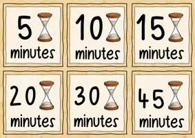 Vorschau - Bildkarten - Time Cards for Video Calls / Lessons - Seite 2