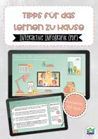 Vorschau - Interaktives Material - Tipps für das Lernen zu Hause - Interaktive PDF-Datei - Deckblatt
