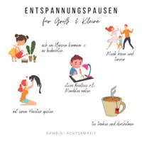 Vorschau - Arbeitsblätter - Entspannungspausen für Kids - Deckblatt