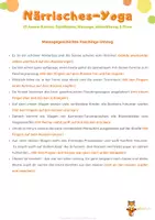 Vorschau - Mal- und Bastelvorlagen - Yoga Karten ,Fasching & Karneval' - Atem, Massage, Spiele, Flow - Seite 3