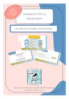 Vorschau - Präsentationen/Tafelbilder - interaktive PDF zu Satzgliedern - sofort einsatzbereit! - Deckblatt