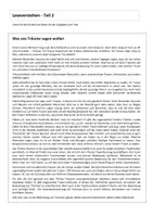 Vorschau - Unterrichtsreihen - telc B2 Leseverstehen Teil 2 (Träume) + Lösung - Deckblatt