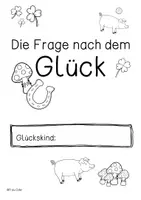 Vorschau - Arbeitsblätter - Glücksunterricht "Glück gesucht" Klasse 1/2 - Seite 1