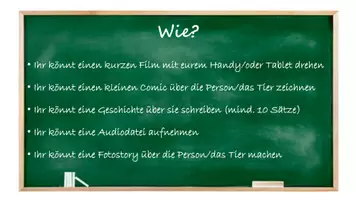 Vorschau - Arbeitsblätter - Kreative Aufgabe Distance Learning 3rd person s - Seite 2
